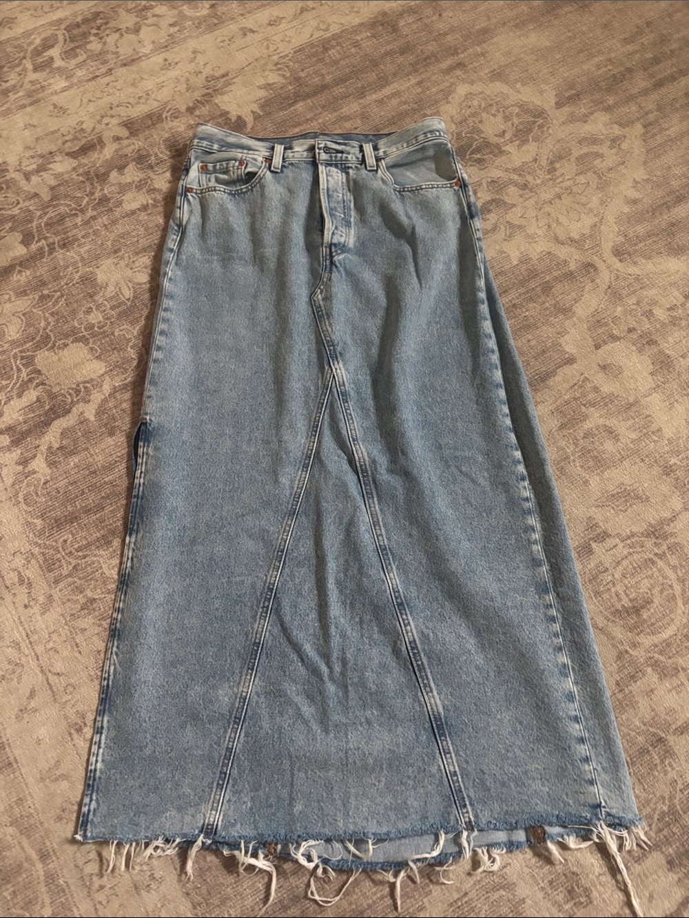 Women’s Levi’s Strauss Light Blue Denim Maxi Skirt